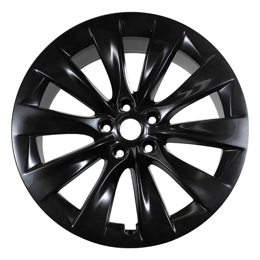 20x9.5 Rear Tesla Model X Slipstream 2016 2017 2018 2019 2020 2021 OEM Wheel BLK