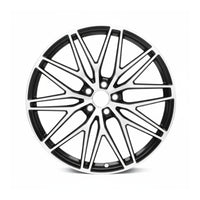 Porsche Macan 2022 2023 67242 aluminum OEM wheel rim 21 x 10 REAR CNC BLACK photo 2