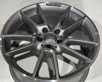 Charcoal Rear 19" x 8.5" Factory OEM Wheel Rim 2016-2019 Mercedes Benz C43 C450 photo 3