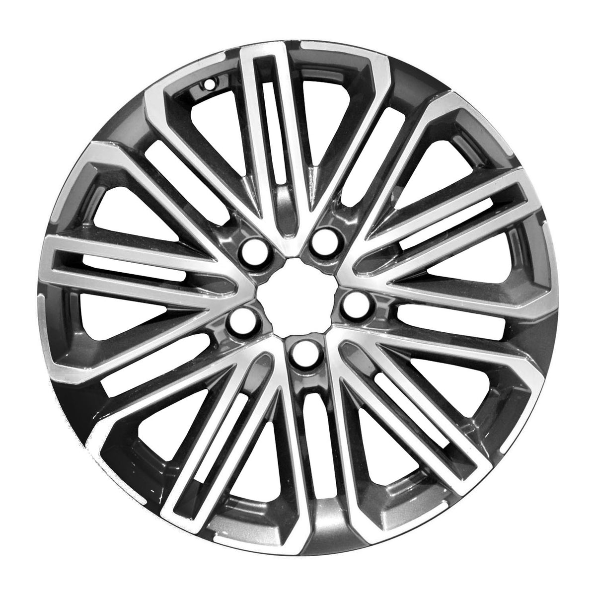 Kia Forte 18x7.5" Machined Medium Charcoal OEM Wheel Rim 74804