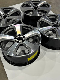SET 19x8 Mercedes GLC350e GLC300 2016- 2023 OEM Wheel Rim A2534011000 Charcoal photo 2