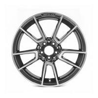 Mercedes C300 19 20 21 22 23 85687 aluminum OEM rim 19 x 7.5 CNC Black FRONT photo 1