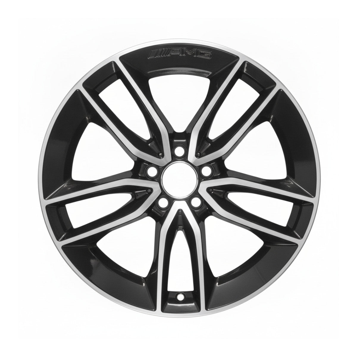 Mercedes E53 AMG 19 20 21 22 85660 aluminum OEM wheel rim 20 x 8 CNC Black FRONT