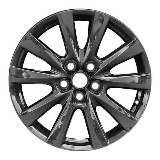 18" x 7" Mazda Mazda 3 2019 2020 2021 2022 Factory OEM Wheel Rim Black 64974