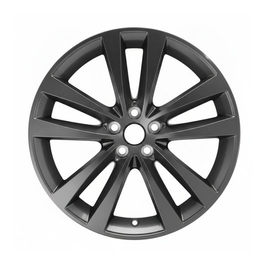 Jaguar XE 17 18 19 20 59958 aluminum OEM wheel rim 19 x 8.5 Gloss Black Rear