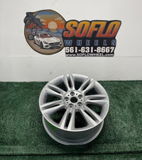 17" x 7" Jaguar XE 2017 2018 2019 Factory OEM Wheel Rim 59952 Silver photo 2