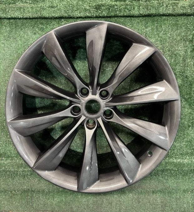 21" x 8.5" FRONT Tesla Model S 2012 2013 OEM Wheel Rim
