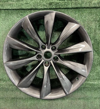 21" x 8.5" FRONT Tesla Model S 2012 2013 OEM Wheel Rim photo 1