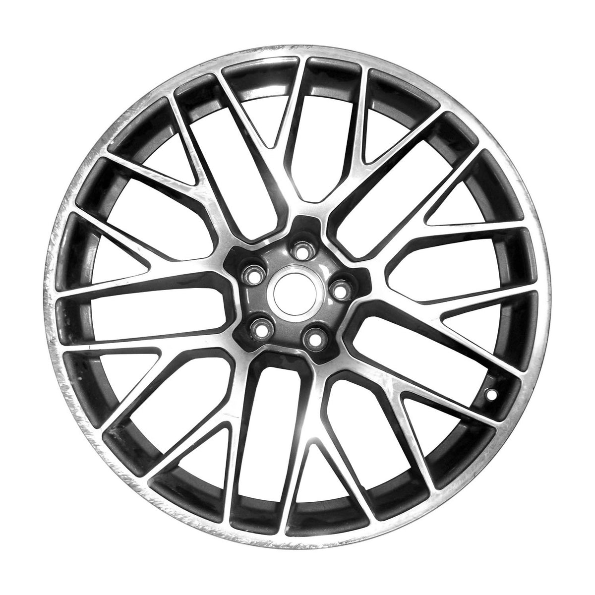 20" x 10" Porsche Macan 2015 Rear Factory OEM Wheel Rim Machined Charcoal 67471
