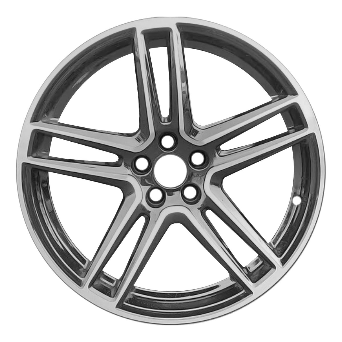 20" x 9" Porsche Macan 2019 Front Factory OEM Wheel Rim Machined Black 67597