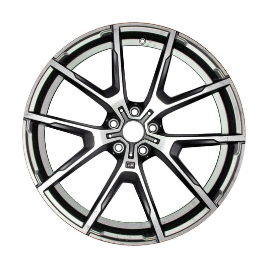 20" x 9" BMW M850i Xdrive 2019 Rear Factory OEM Wheel Rim Machined Charc 86428