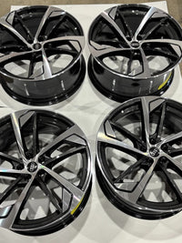 Set 22x10 Audi SQ7 2023 2024 Factory Wheels Rims Machined Charcoal 4M0601025DN photo 2
