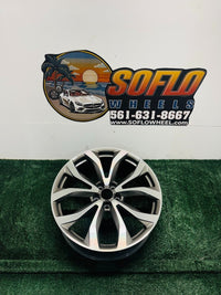 20" x 8.5" Audi A6 2012 2013 2014 2015 Factory OEM Wheel Rim CNC 58897 Charcoal photo 2