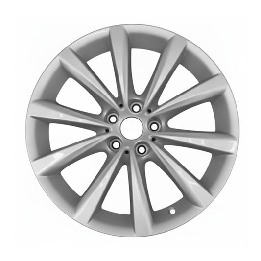BMW 840i 2020 2021 86521 aluminum OEM wheel rim 18 x 9 Rear Bright Silver