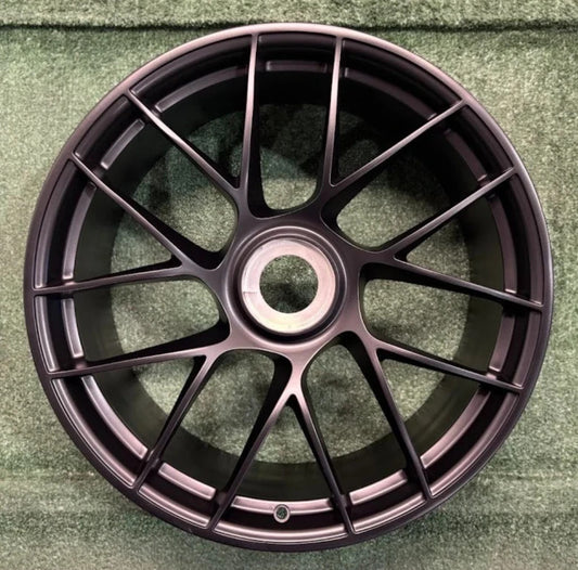 20"x 12" REAR Porsche 911 2017 2018 2019 Factory OEM Wheel Rim 67548 Gloss Blk