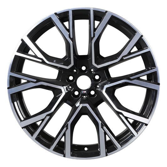 22" x 11.5" Rear BMW X5M X6M #809M 2020-2025 OEM Wheel Rim 36118090717