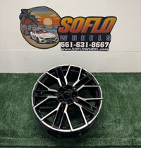 20" x 8" FRONT BMW 840i M850i 2023 Factory OEM Wheel Rim 95597 Machined Black photo 2