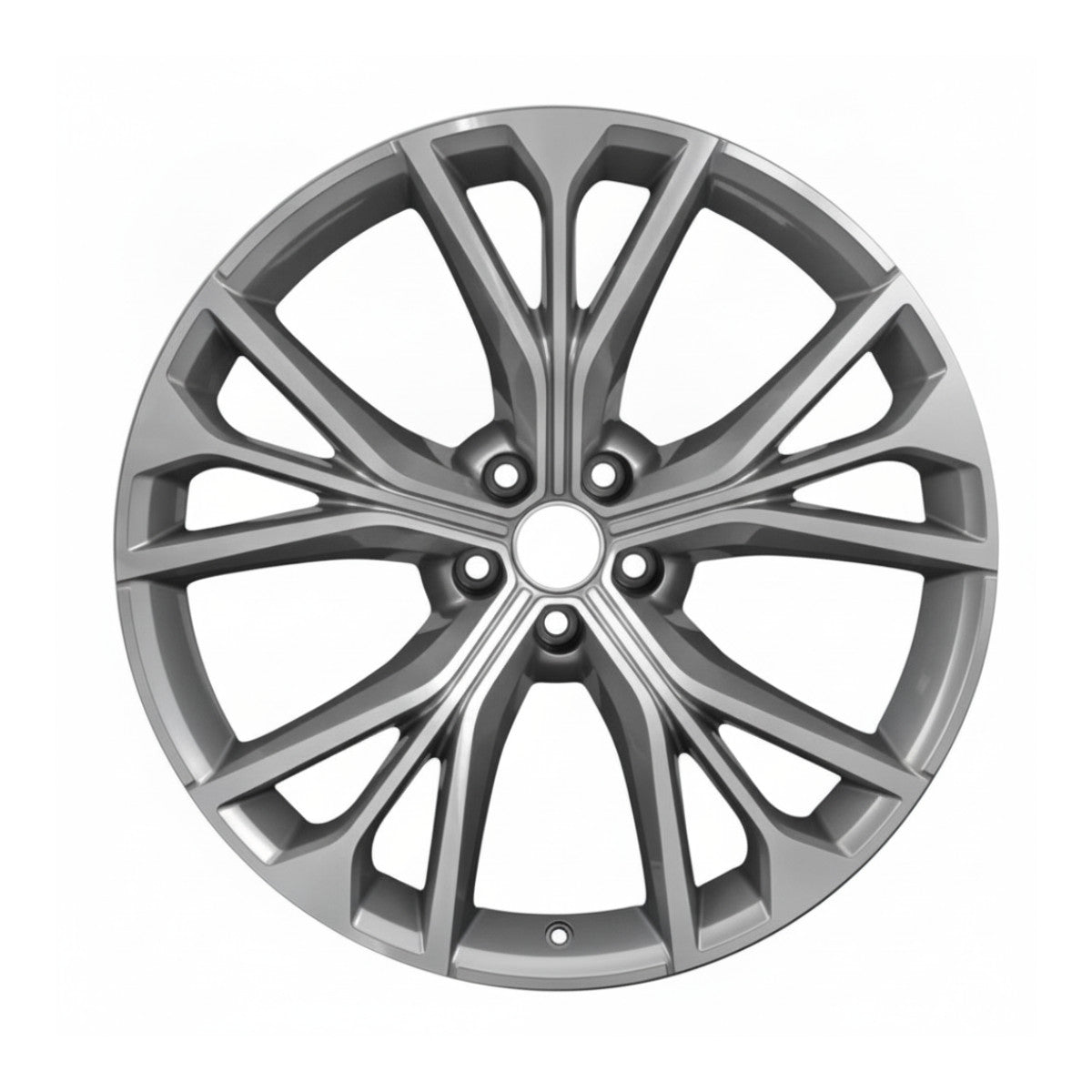 Audi Q8 20 21 22 23 24 59102 aluminum OEM wheel rim 21 x 10 CNC Charcoal
