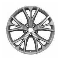 Audi Q8 20 21 22 23 24 59102 aluminum OEM wheel rim 21 x 10 CNC Charcoal photo 1