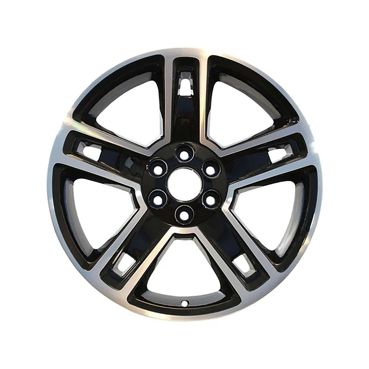 22" x 9" GMC Yukon XL 2015 2016 2017 2018 2019 OEM Wheel Rim Polish Black 05664