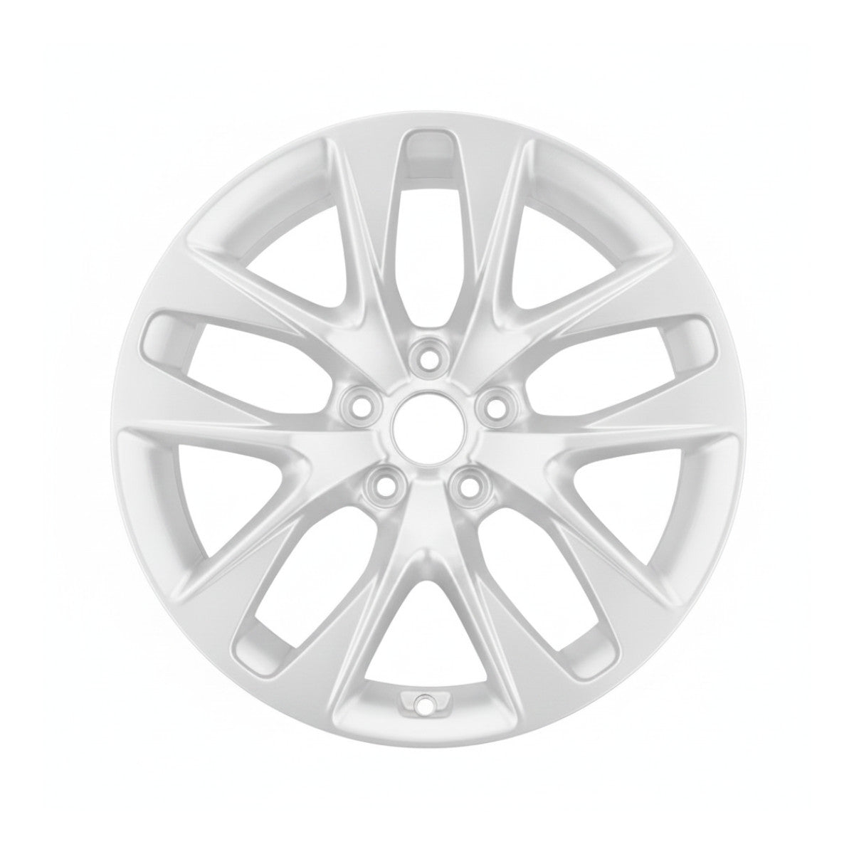 Hyundai Elantra 2013 70837 aluminum OEM wheel rim 16 x 6.5 Silver