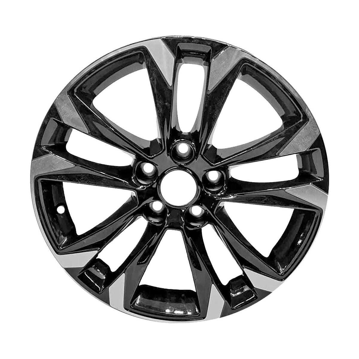 17" x 7.5" Chevrolet Trailblazer 2021 Factory OEM Wheel Rim Machined Black 14038