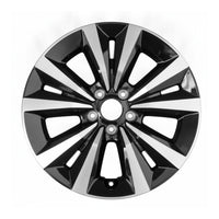 Honda Civic 10395 2022 2023 2024 aluminum OEM rim 17 x 7 CNC Black photo 1