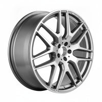 Mercedes GLE63 AMG 16 17 18 85498 OEM wheel rim 22 x 10 CNC Charcoal FRONT photo 2