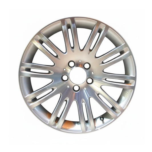 Mercedes E350 E550 07 08 09 65432 aluminum OEM wheel rim 18 x 8.5 CNC Silver