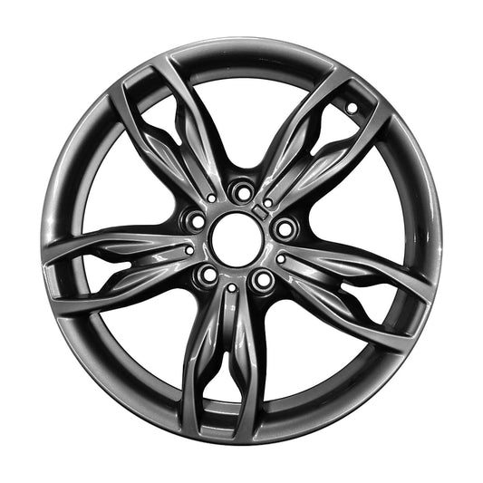 18" x 7.5" BMW 230i Xdrive Coupe 2017 Front Factory OEM Wheel Rim Charcoal 86128