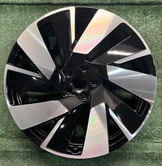 19" x 7.5" Volkswagen Taos 2024 2025 Factory OEM Wheel Rim 95885 Machined Black