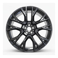 BMW X5 X6 20 21 22 23 24 25 86243 96700 OEM wheel rim 22 x 11.5 Rear Black photo 1