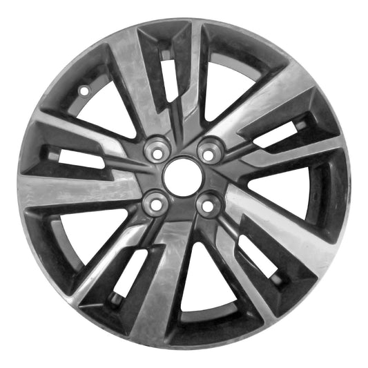 16" x 6" Nissan Versa Sedan 2020 Factory OEM Wheel Rim Machined Charcoal 62817