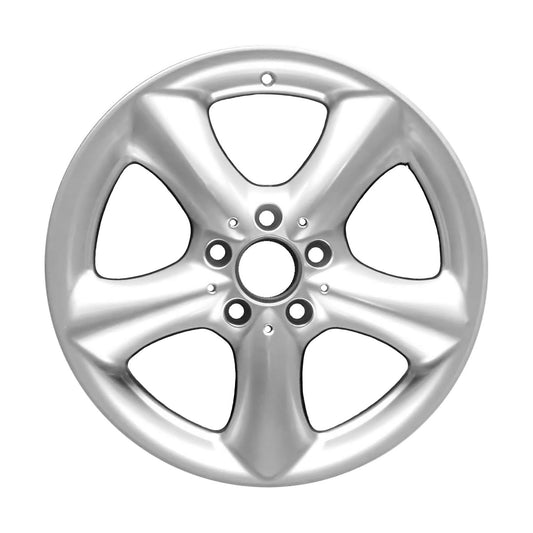 17" x 8.5" Mercedes-Benz C350 2006 Rear Factory OEM Wheel Rim Hyper Silver 65381