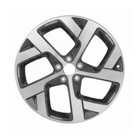 Lucid Air 2022 95674 aluminum OEM wheel rim 21 x 8.5 CNC Black FRONT photo 1