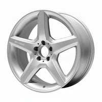 Mercedes CLS55 CLS63 AMG 06 07 08 65375 OEM wheel rim 19 x 8.5 Silver FRONT photo 3