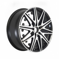Mercedes C43 AMG 23 24 25 85871 aluminum OEM wheel rim 20 x 9.5 CNC Black REAR photo 2