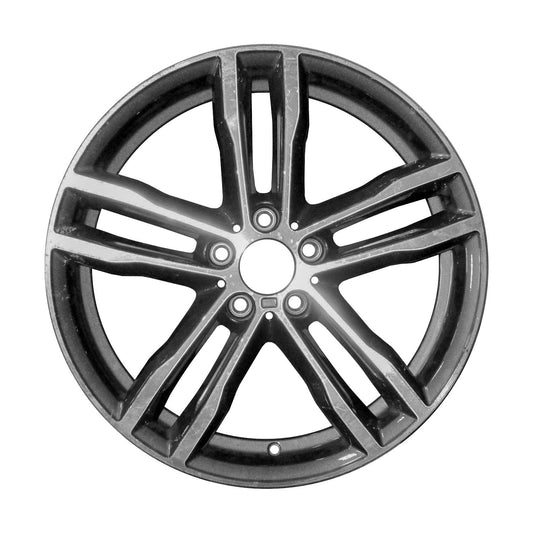 19" x 8.5" BMW 440i 2017 2018 Rear Factory OEM Wheel Rim Machined Silver 86569