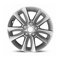 Kia Forte Forte5 2017 74743 aluminum OEM rim 16 x 6.5 Silver photo 1