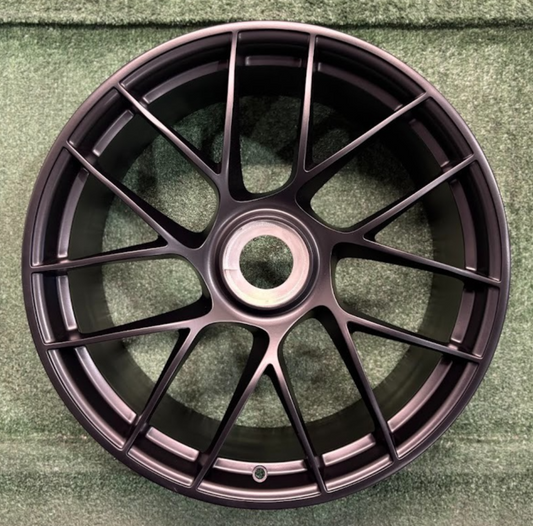 20" x 9" FRONT Porsche 911 2017 2018 2019 Factory OEM Wheel Rim 67547 SatinBlack