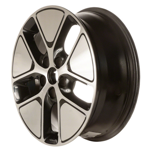 Kia Optima 17x6.5" Machined Black OEM Wheel Rim 74646