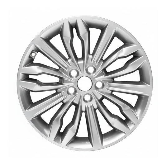 Kia Cadenza 2020 10399 96861 aluminum OEM wheel rim 19 x 8 Med Hyper Silver