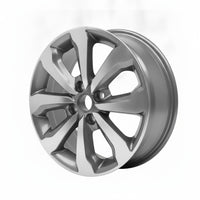 Kia Rio 2021 2022 2023 74835 aluminum OEM wheel rim 15 x 5.5 CNC Charcoal photo 3