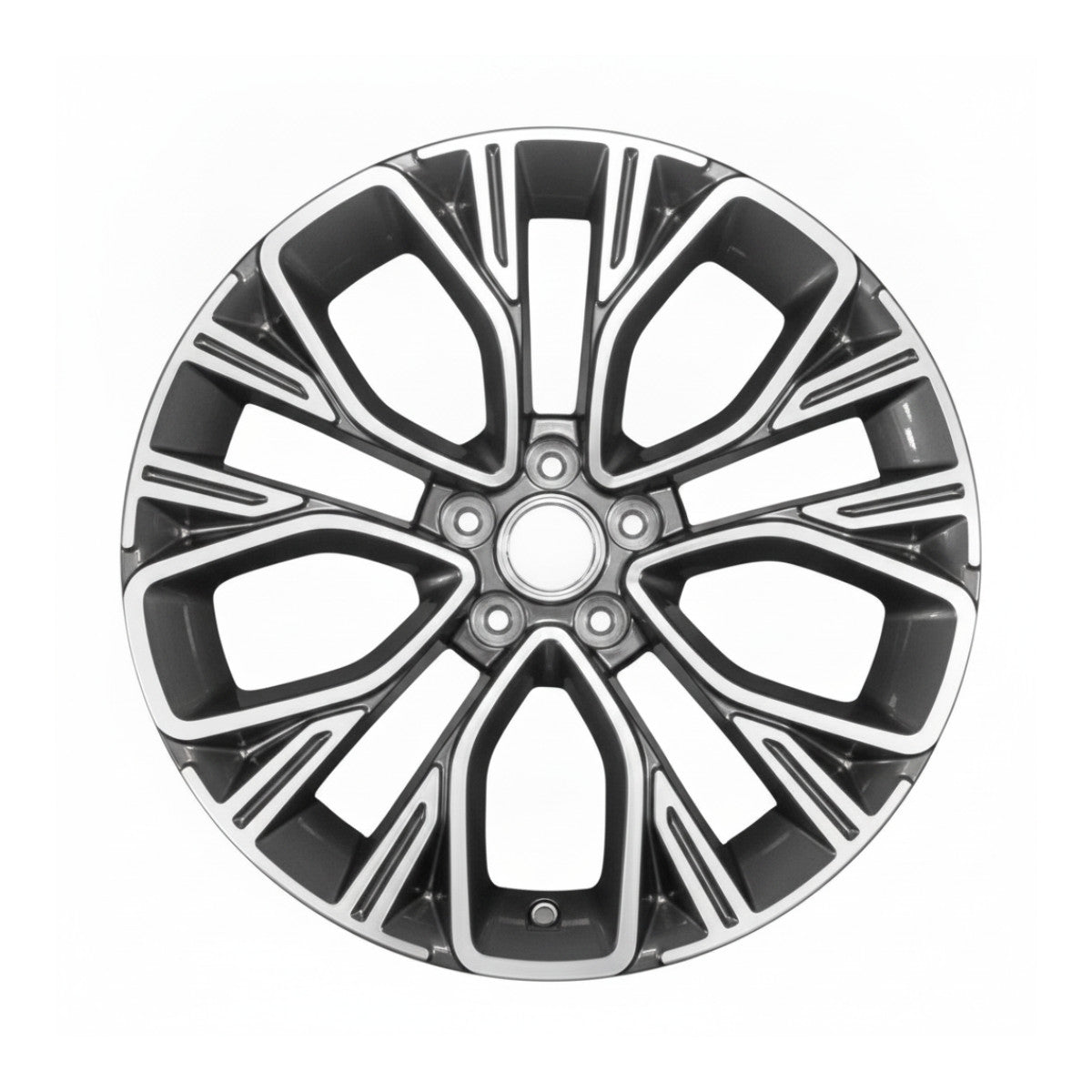 Kia stinger 2018 2019 2020 96806 OEM wheel rim 19 x 8 CNC Dark Charcoal FRONT