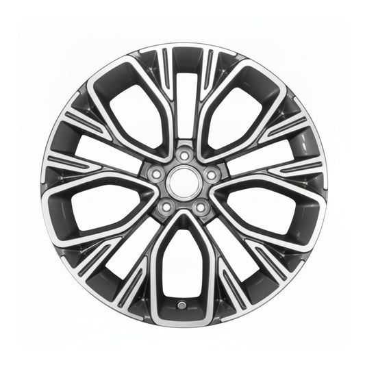 Kia stinger 2018 2019 2020 96806 OEM wheel rim 19 x 8 CNC Dark Charcoal FRONT