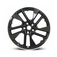 Audi RS E-Tron GT 22 23 24 12115 aluminum OEM rim 21 x 11.5 Polished Black REAR photo 1
