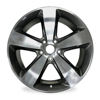 Jeep Grand Cherokee 14 - 16 9137 aluminum OEM wheel rim 20 x 8 Polished Charcoal photo 1