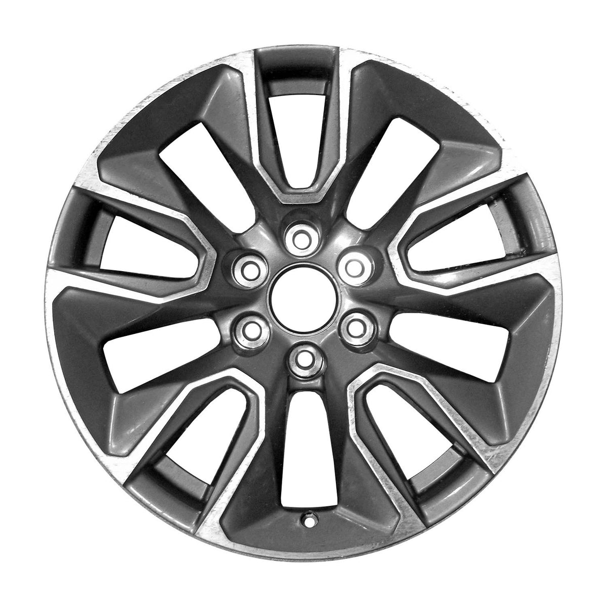 20" x 9" GMC Sierra 1500 2019 2020 Factory OEM Wheel Rim Machined Charcoal 05916