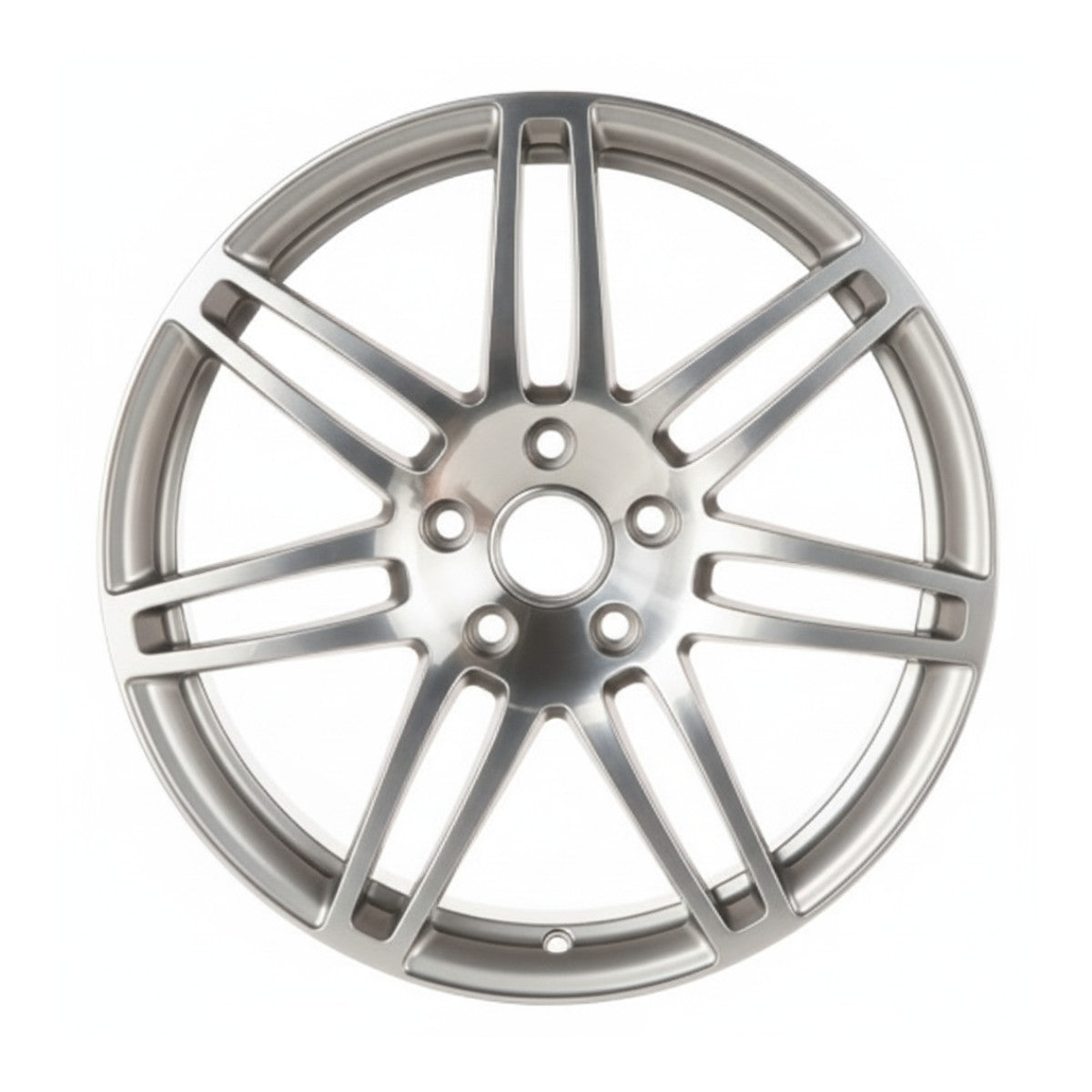 Audi Q7 2009 99538 21002 aluminum OEM wheel rim 21 x 10 Polished Charcoal