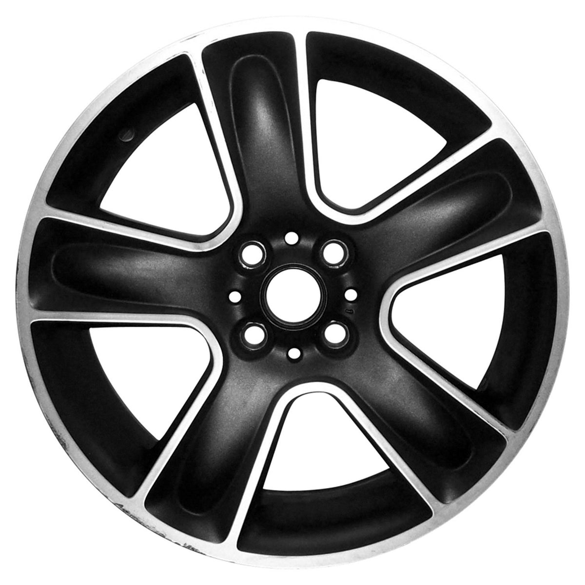 17" x 7" Mini Cooper Roadster 2014 Factory OEM Wheel Rim Machined Black 71351